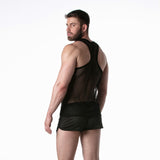 Leader Mesh Tank Top Black