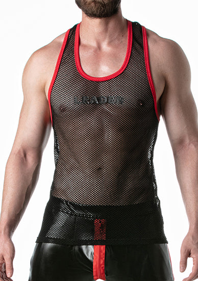 Leader Mesh Tank Top Red