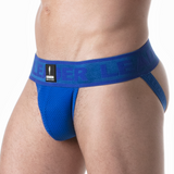 Leader Sports Mesh Jockstrap Blue