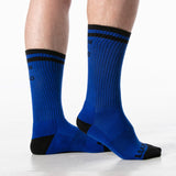 Leader Loaded Soccer Socks Blue