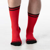 Leader Loaded Soccer Socks Red