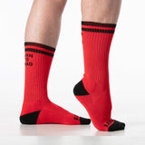 Leader Loaded Soccer Socks Red