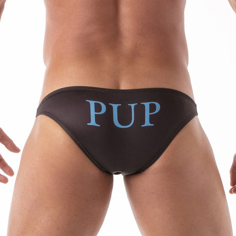 Leader ID Bikini Swim Briefs Pup Black