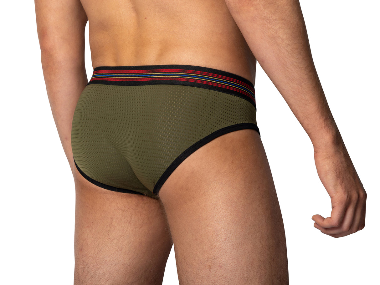 BIKE Mesh Brief Olive