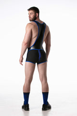 Leader Brut Singlet Blue