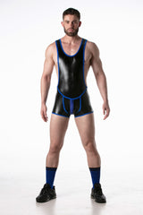 Leader Brut Singlet Blue