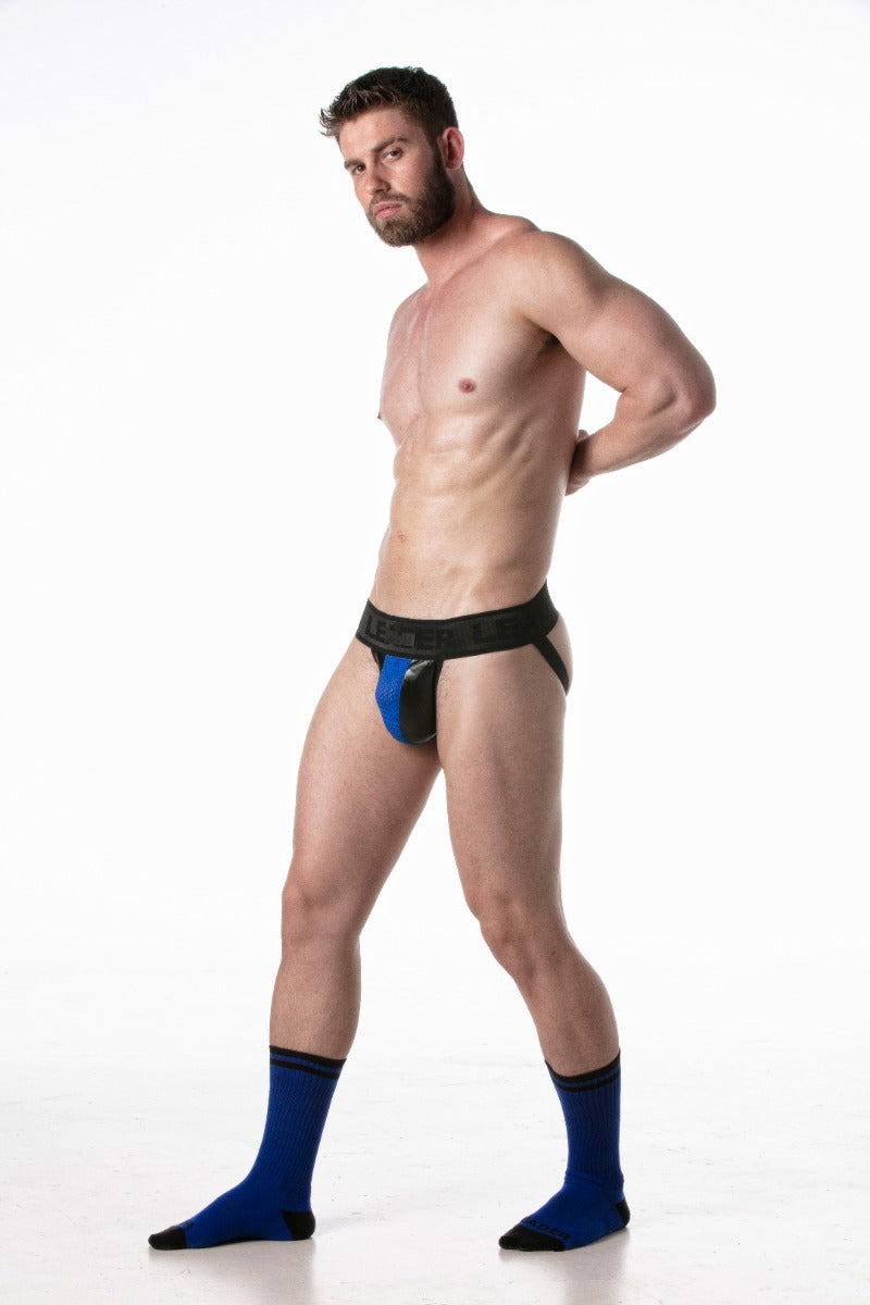 Leader Brut Jockstrap Blue