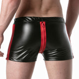 Leader Brut Zipper Shorts Red