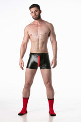 Leader Brut Zipper Shorts Red