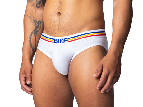 BIKE Stretch Cotton Brief White