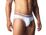 BIKE Stretch Cotton Brief White