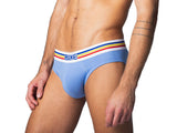 BIKE Stretch Cotton Brief Light Blue