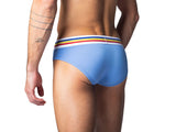 BIKE Stretch Cotton Brief Light Blue