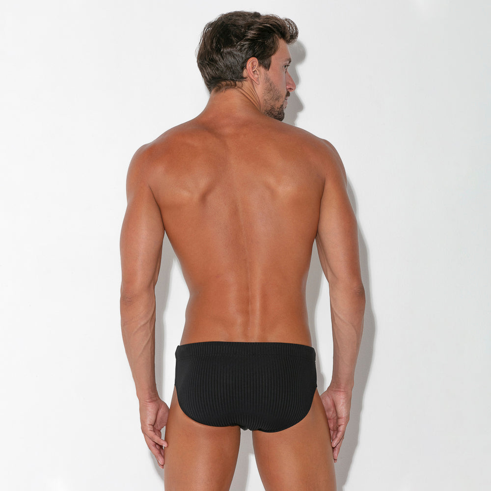 Code 22 Heritage Swim Brief Black