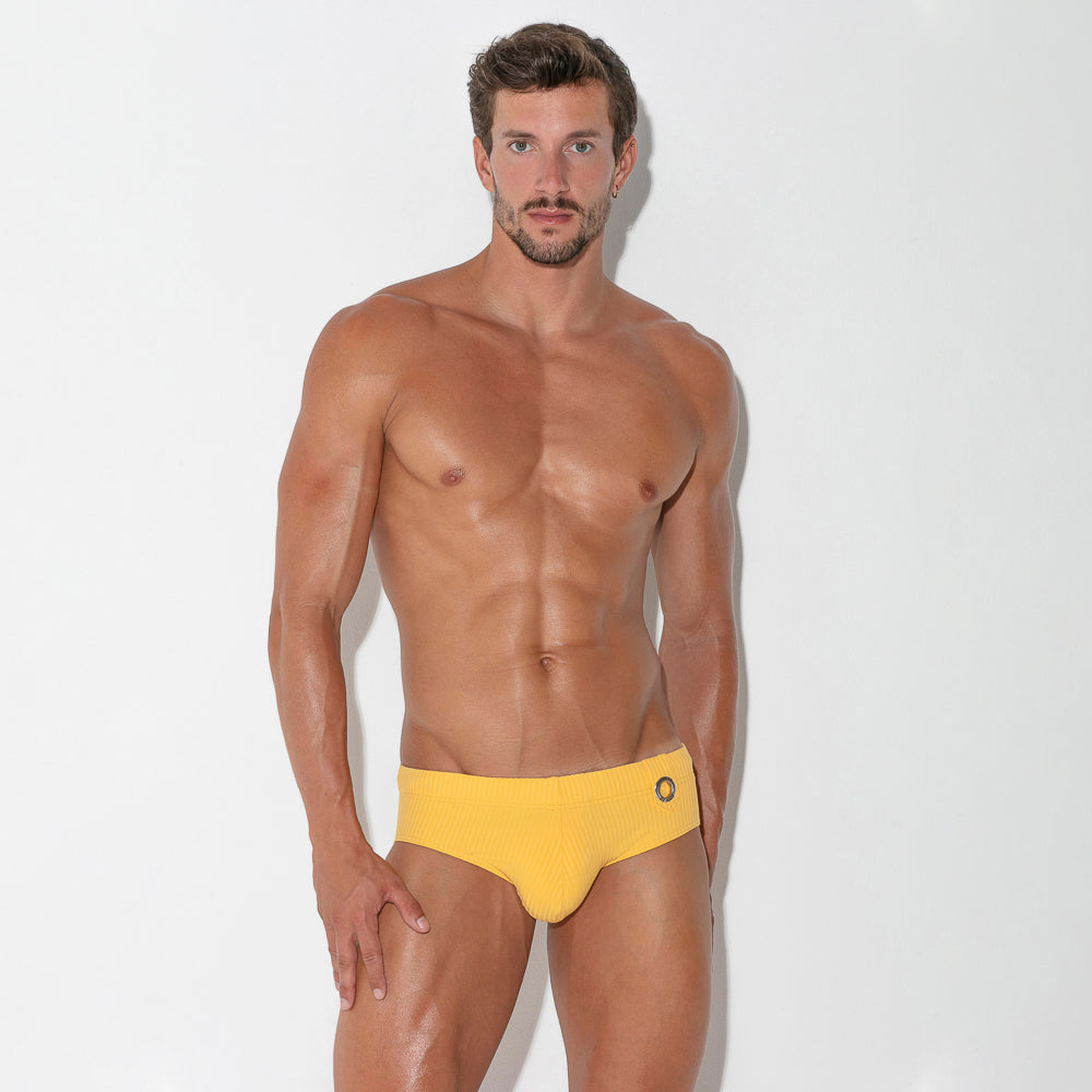 Code 22 Heritage Swim Brief Yellow