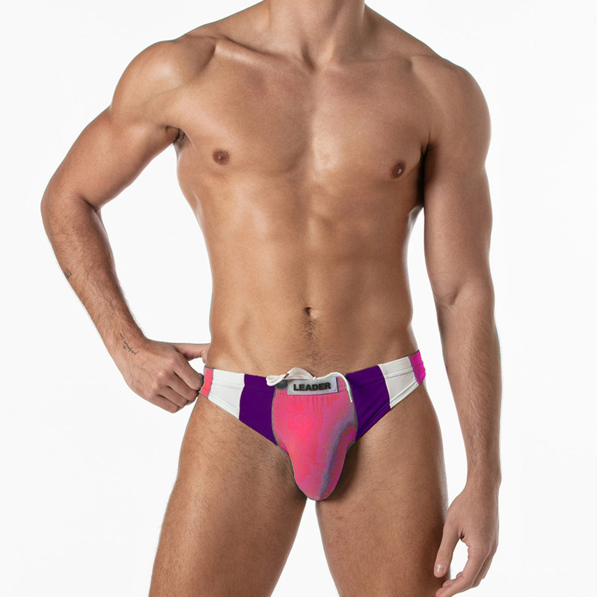 Leader Hero Swim Briefs Pink