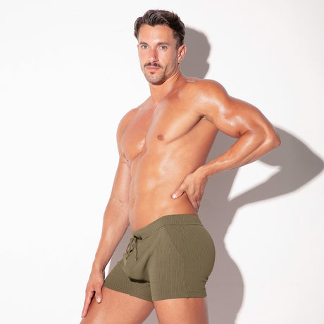 Code 22 New York Swim Trunk Khaki