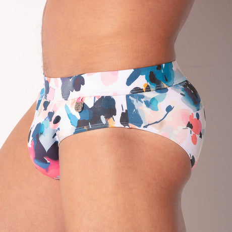 Code 22 London Swim Brief Off White