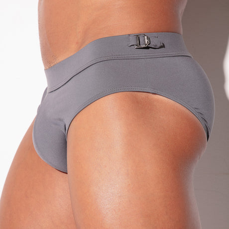 Code 22 Amsterdam Swim Brief Charcoal