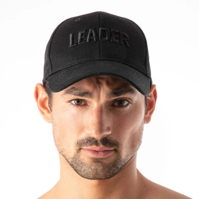Leader Cap Black Black