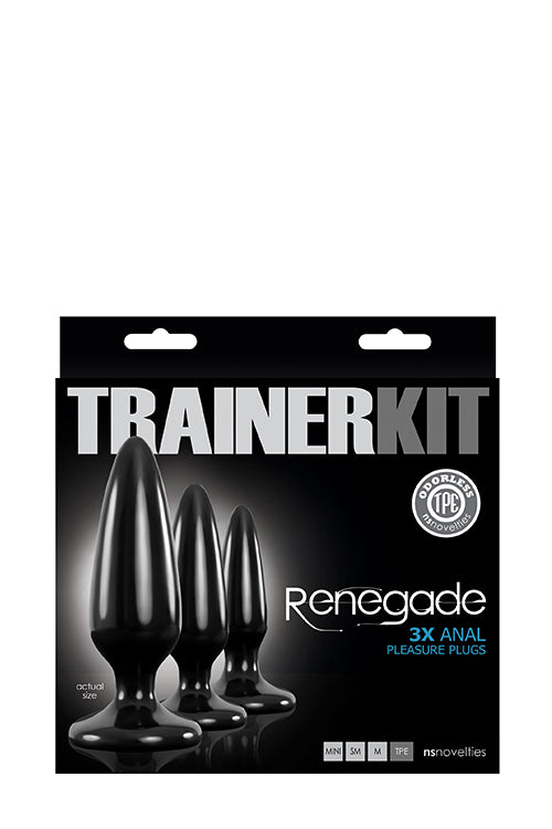 Renegade Pleasure Plug 3 Piece Trainer Kit