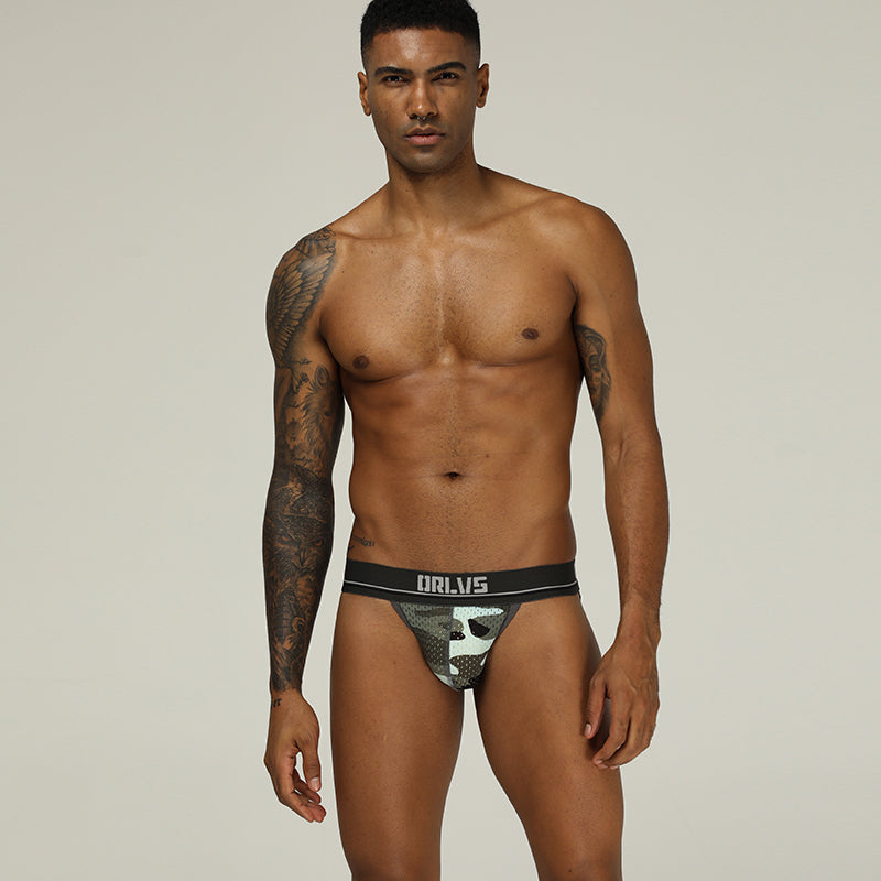 Orlus Denver Jockstrap Camo Grey
