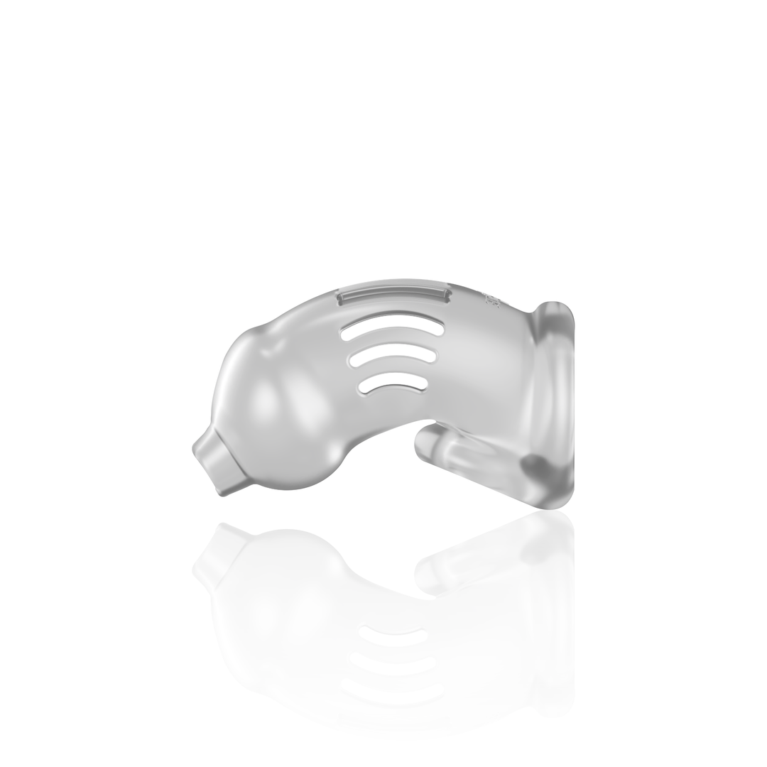 Mancage No 29 Ultra Soft Silicone Chastity 2.2 Inch Cage Transparent