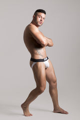 GYM Track Jockstrap White