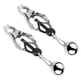 ruff GEAR Weighted Clover Nipple Clamps Silver