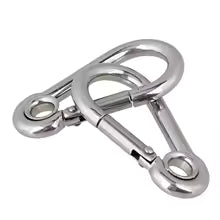 BOUND Bondage Quick Link Spring Snap 2 Pack Silver