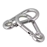 BOUND Bondage Quick Link Spring Snap 2 Pack Silver