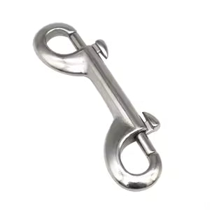 BOUND Bondage 90mm Marine Double Ended Hook 2 Pack Silver