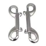 BOUND Bondage 90mm Marine Double Ended Hook 2 Pack Silver