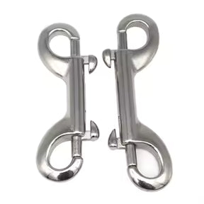BOUND Bondage 90mm Marine Double Ended Hook 2 Pack Silver