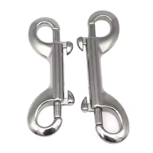 BOUND Bondage 90mm Marine Double Ended Hook 2 Pack Silver