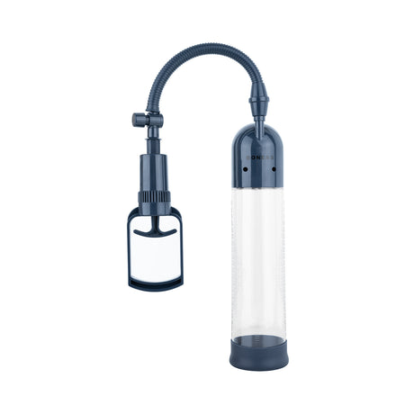 Boners Air Gauge Penis Pump 3 Size Blue