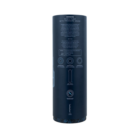 Boners Air Gauge Penis Pump 3 Size Blue
