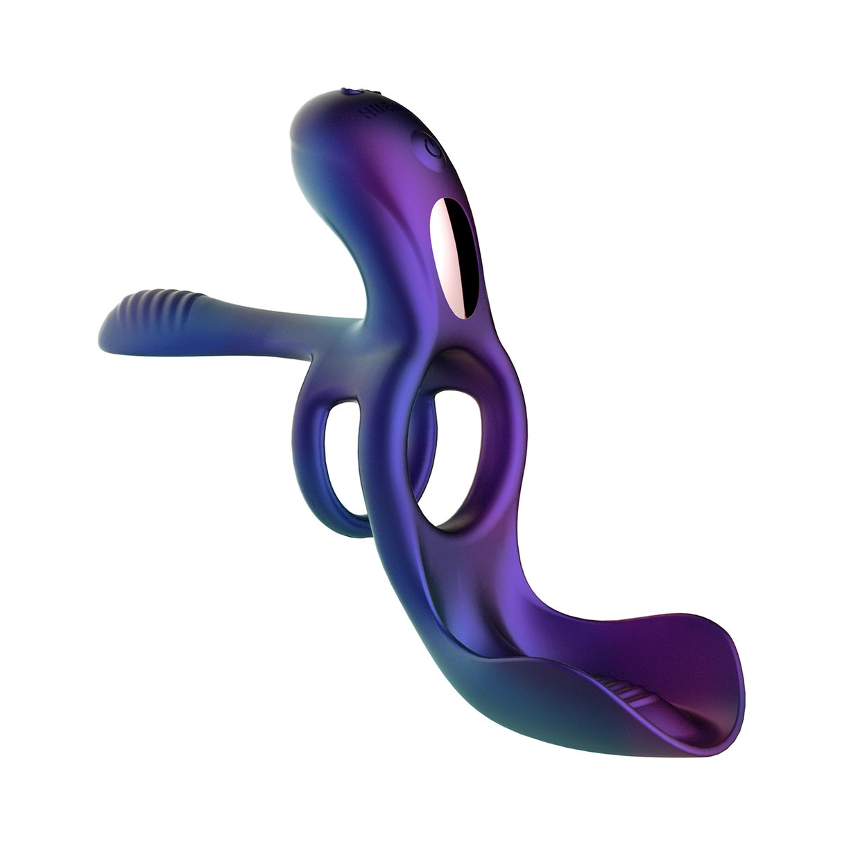 Hueman Strap On Cock Ring with Perineum Stimulation