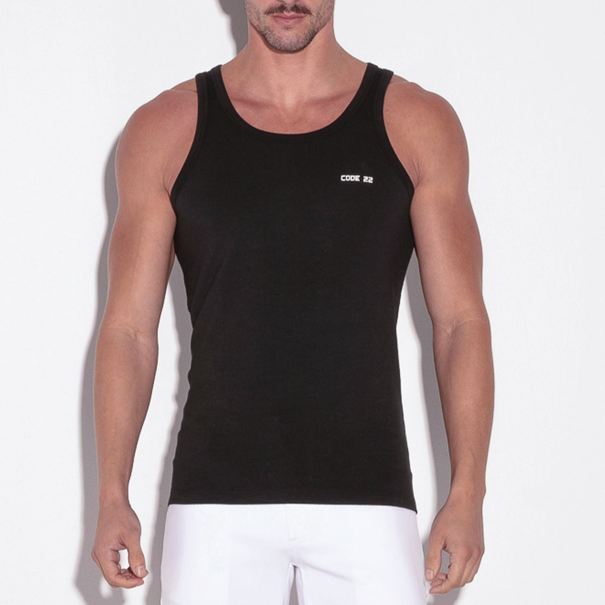 Code 22 Base Tank Top Black