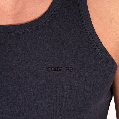 Code 22 Essential Tank Top Navy
