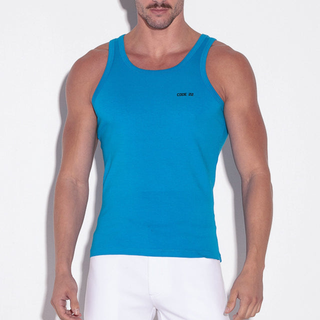 Code 22 Base Tank Top Turquoise