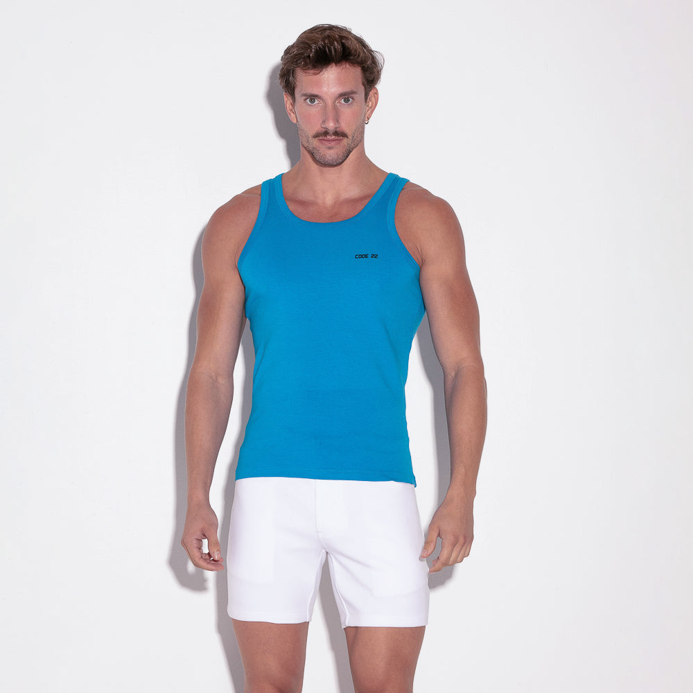 Code 22 Base Tank Top Turquoise