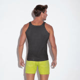 Code 22 Vintage Rib Tank Top Black