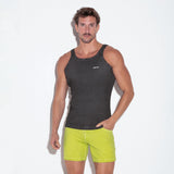 Code 22 Vintage Rib Tank Top Black