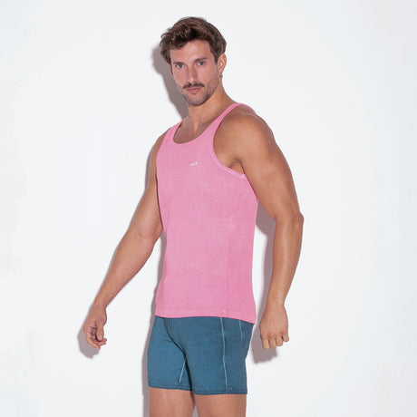 Code 22 Vintage Rib Tank Top Pink