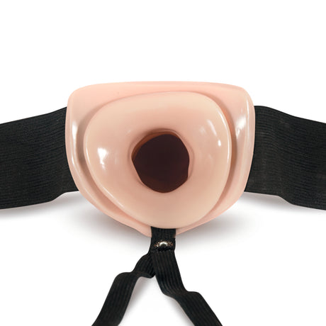 Dr Skin Hollow Strap On 6 Inch Vanilla