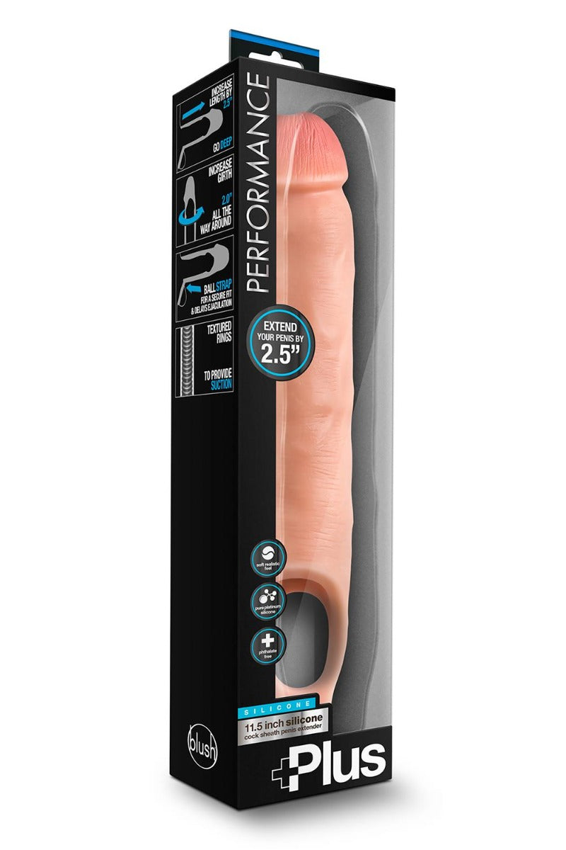 Performance Plus 11.5 Inch Cock Sheath Penis Extender Light