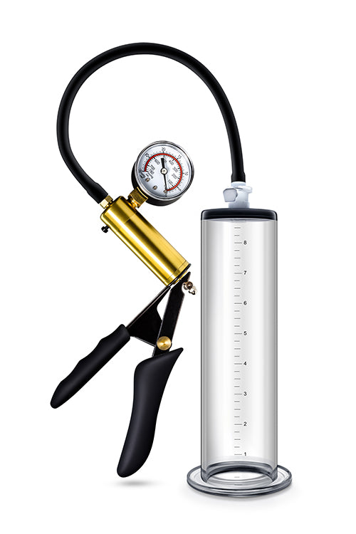 Performance VX6 Vacuum Penis Pump with Brass Pistol & Pressure Gauge