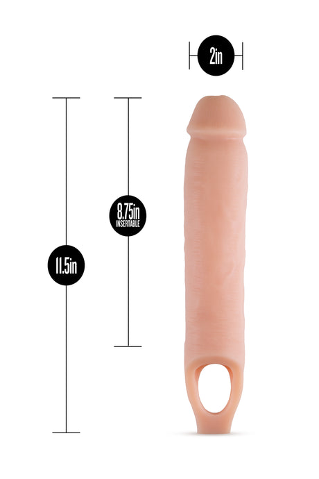 Performance 11.5 Inch Cock Sheath Penis Extender Flesh
