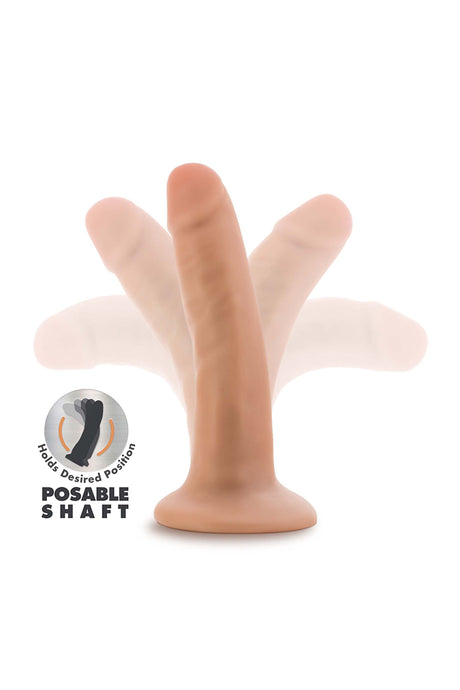 Dr Skin Posable Dildo 5 Inch Vanilla